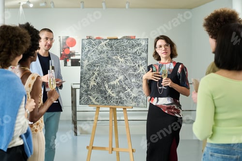 Preview: Speaking at exhibition opening event
