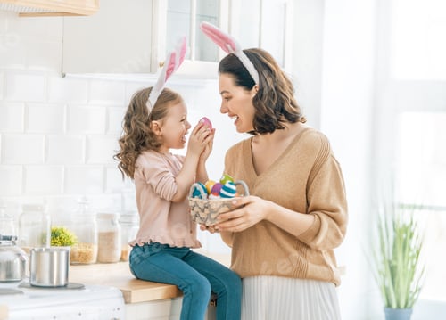 Preview: Family preparing for Easter