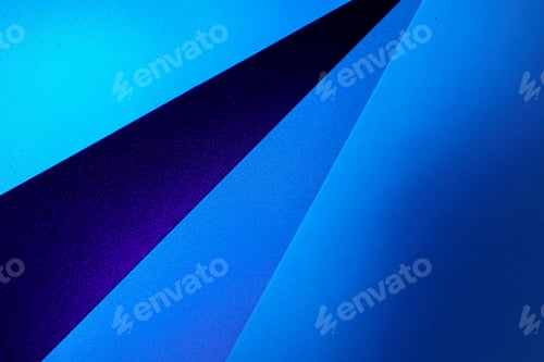 Preview: Blank carton paper sheets background in dark blue light