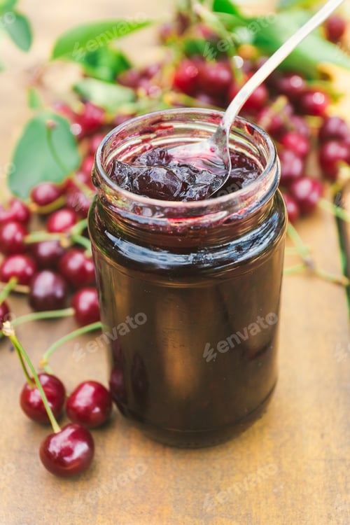 Preview: Sour cherry jam