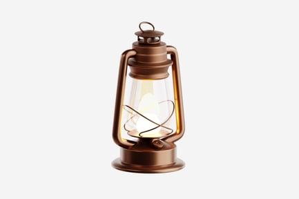 Preview: 3D Rendering of Antique Lantern
