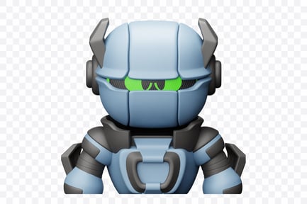 Preview: Futuristic Robot Avatar Steel Pilot