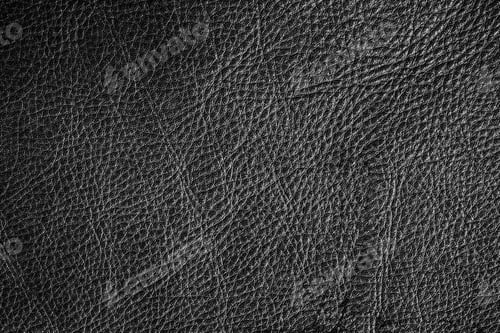 Preview: Black leather texture or leather background for design with copy space for text or image.