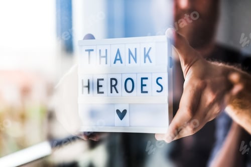 Preview: Thank heroes concept