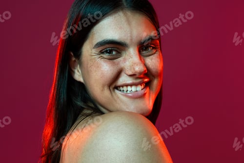 Preview: Beauty portrait of unique young woman