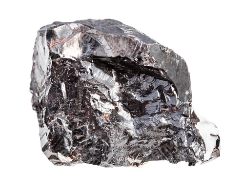 Preview: piece of raw Sphalerite (zink ore) rock isolated