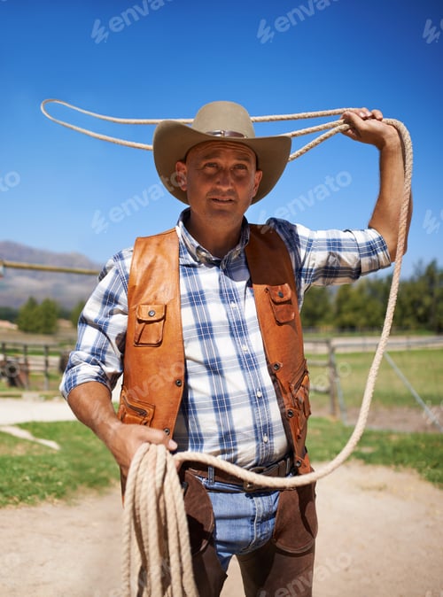 Preview: Showing his skill with a lasso