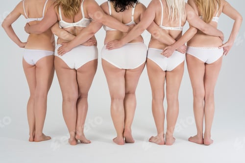 Preview: Low section of women's buttocks and legs