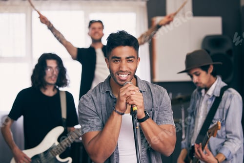Preview: Enjoy the journey of life with some jams. Shot of a band practicing at home.