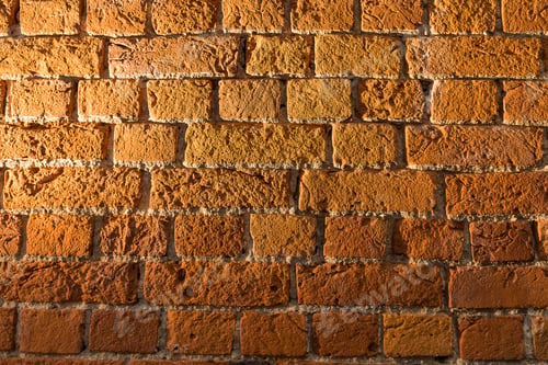 Preview: grunge texture,Bricks wall with light spot on left side backgrounds.red, brown brickwall cement