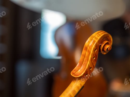 Preview: senior experienced luthier varnishing classic italian handmade violin