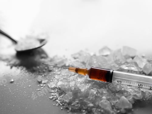 Preview: Methamphetamin Drug in Syringe,Speed Drug Addiction