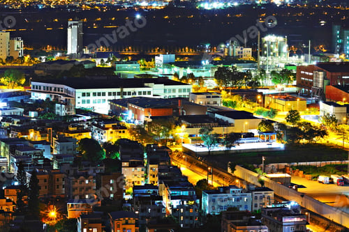 Preview: Yuen Long district in Hong Kong at night