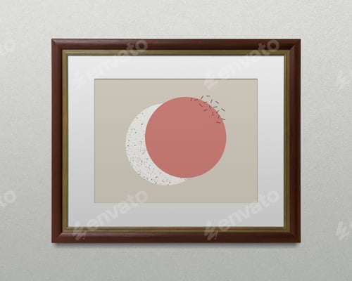 Preview: Artwork in a frame mockup