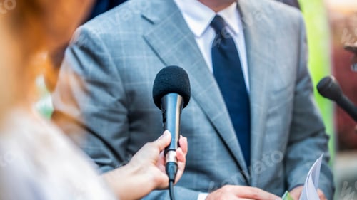 Preview: Media Interview. Journalists Interviewing Politician or Business
