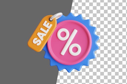 Preview: Sale 3D Icon