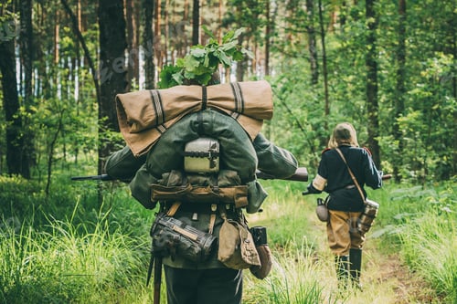 Preview: German Infantry Soldier In World War II Marching Walking Along F