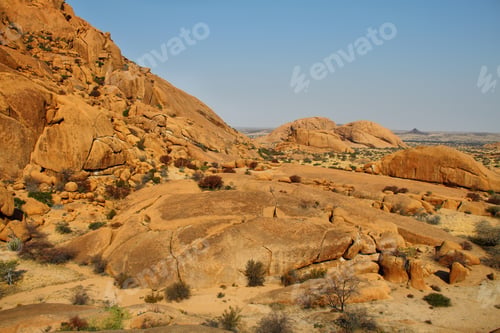 Preview: Colorful rocky landscape in Spitzkoppe