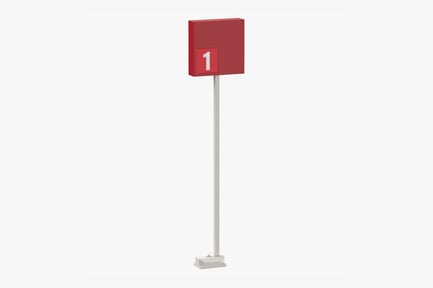 Preview: Aisle Marker - Number One Checkout
