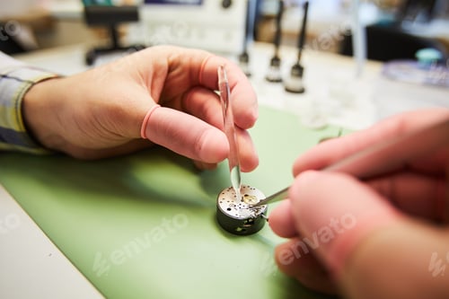 Preview: Adding liquid into watch gear