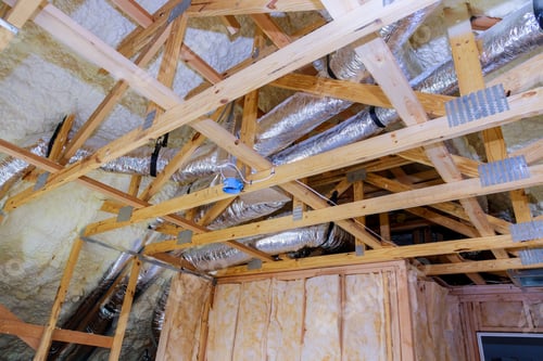 Preview: Air conditioning system attached to attic ceiling