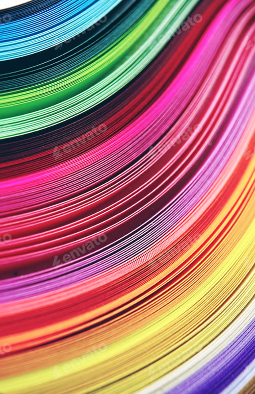 Preview: Rainbow paper abstract macro