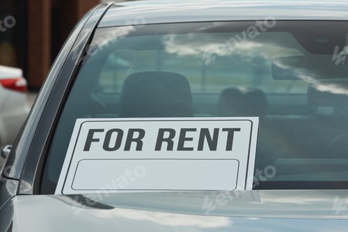 Car Available For Rent In Urban Environment