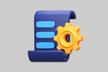 Preview: Document with cog icon