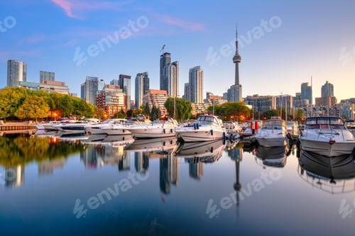 Preview: Toronto, Ontario, Canada Cityscape on Lake Ontario