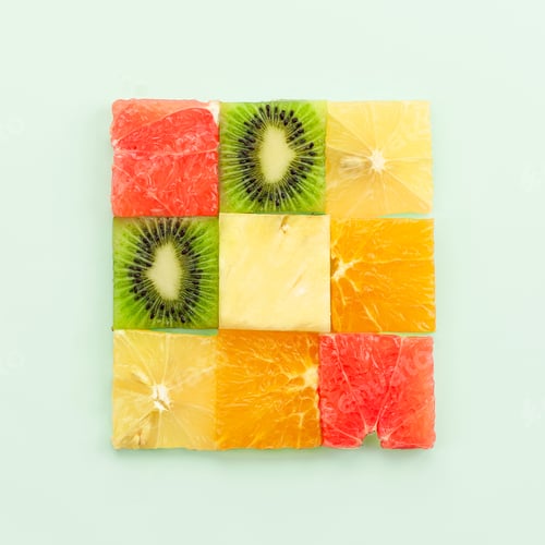 Preview: various fruit pieces
