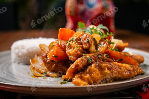 Preview: Flavorful dish with rice and vegetables