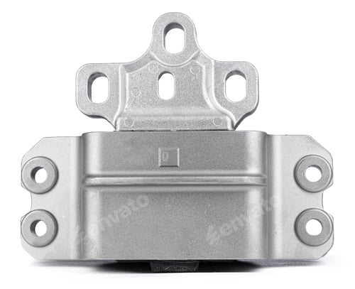 Preview: Car part. Shock absorber mount on white background