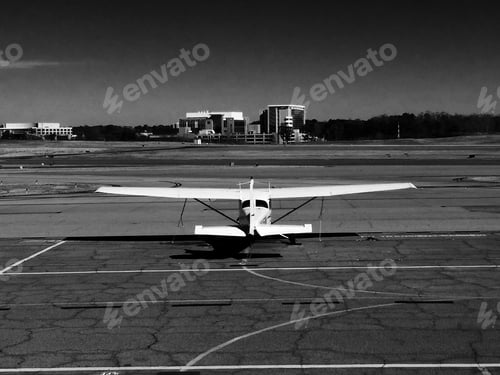 Preview: A aircraft at the hangar