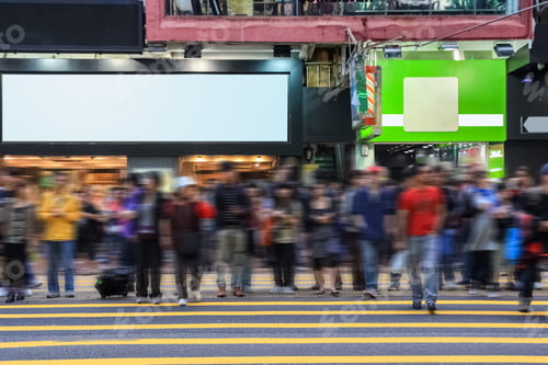 Preview: sidewalk street view of hong kong