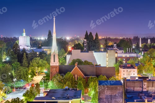 Preview: Salem, Oregon, USA downtown
