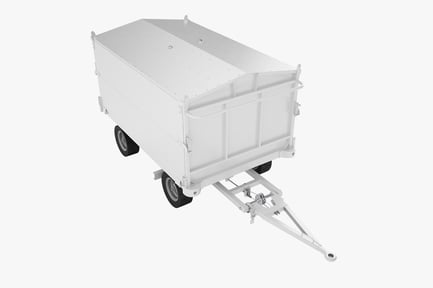 Preview: Enclosed Airport Luggage Trailer