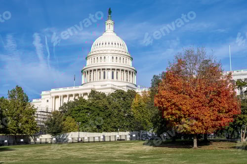 Preview: The imposing United States Capitol in Washington DC