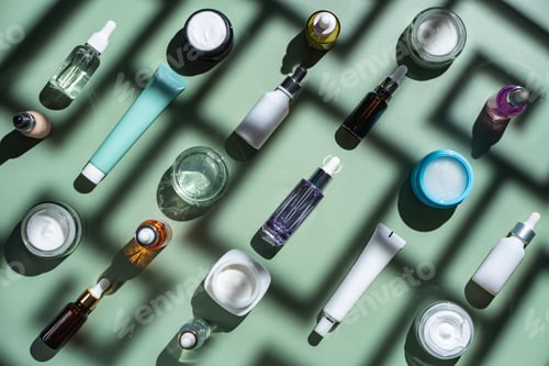 Preview: Bottles with serum or oil