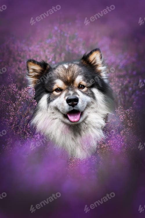Preview: Portrait of a Finnish Lapphund dog