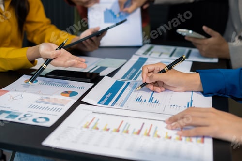 Preview: calculation finance, tax, accounting, statistics and analytic research concept.