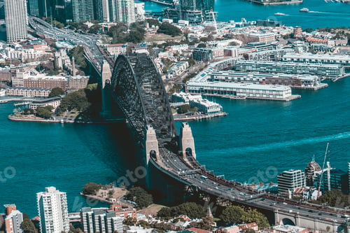 Preview: Harbour Bridge view from helicopter