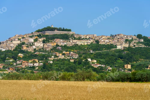 Preview: Alatri, historic town in Frosinone province, Italy, by morning