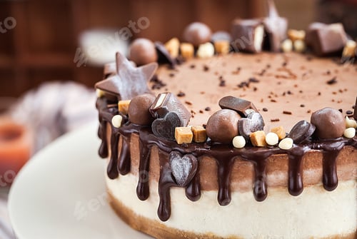 Preview: Delicious two-ply chocolate cheesecake