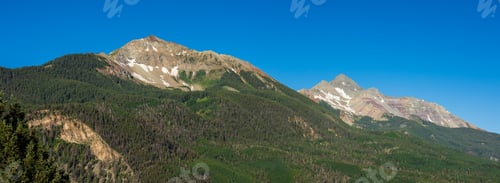 Preview: Sunshine Mountain and Wilson Peak in the early summer morning