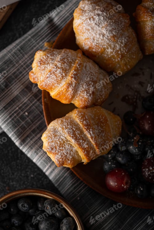 Preview: Homemade pastry filled with chocolate