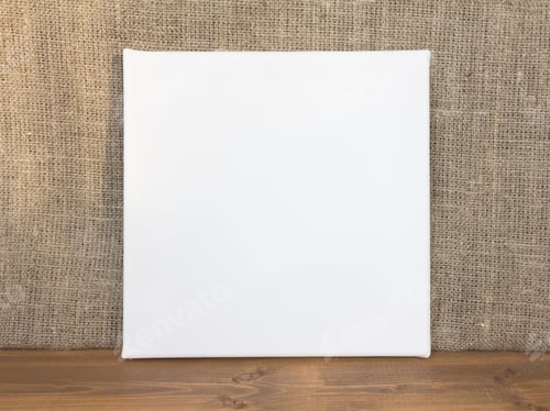 Preview: Blank canvas frame.