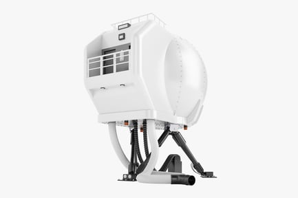 Preview: Advanced Aircraft Flight Simulator with Cockpit and Hangar Details