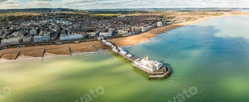 Preview: Eastbourne Beach and Pier, East Sussex, UK