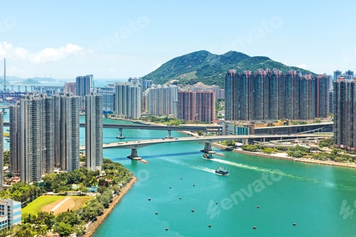 Preview: Hong Kong city at day time