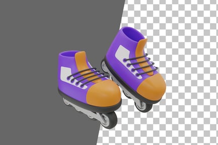Preview: Roller Skate 3D Icon